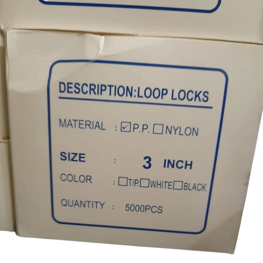 Loop Pin 3",5inch String Pin Lock Pin 3 Inch , 5inch Per box(5000 pcs) 1 Kotak tanpa alat Manual