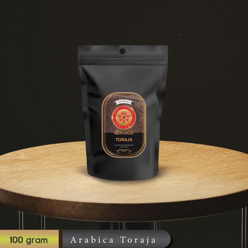 

Kopi Arabica Toraja Roda Emas Kemasan 100g