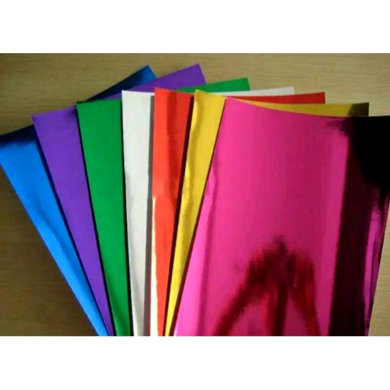 

25 lembar Kertas Kado Metalik / Kertas Manila Kilat / Kertas Timah