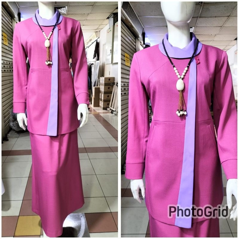 blazer warna pink fanta ,seragam kerja blazer kode S