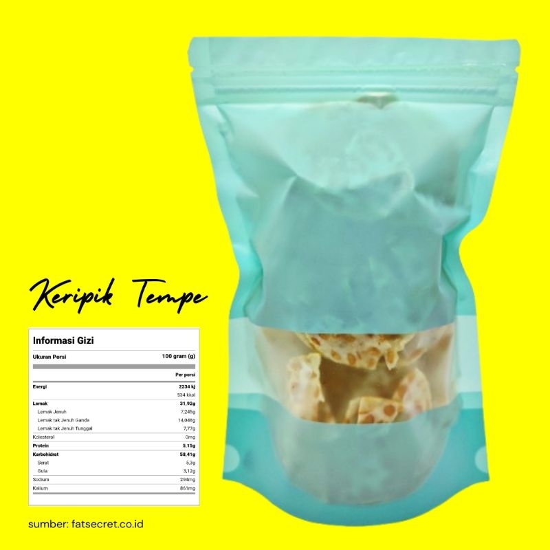 

Keripik Tempe rasa Original