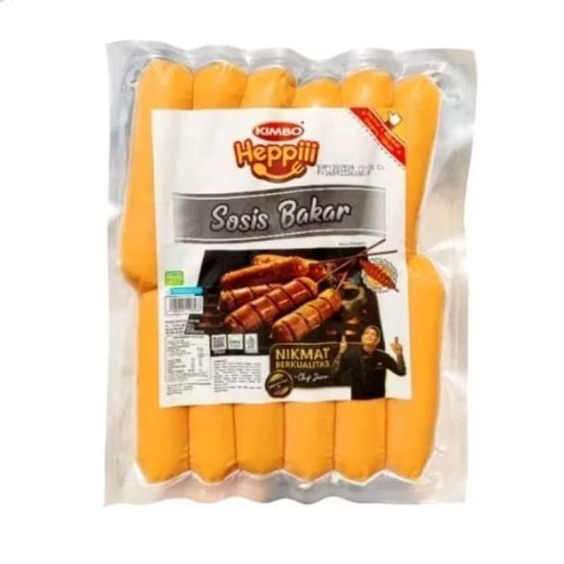 

KIMBO HEPPIII SOSIS BAKAR ISI 12 PCS KEMASAN 500 GRAM