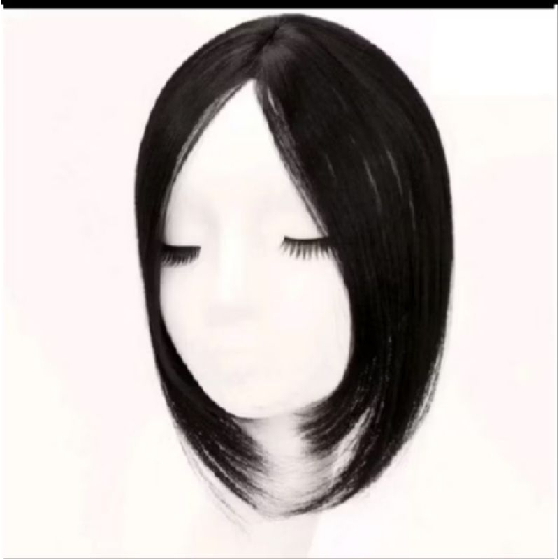 wig toupe/wig wanita/wig tanpa poni