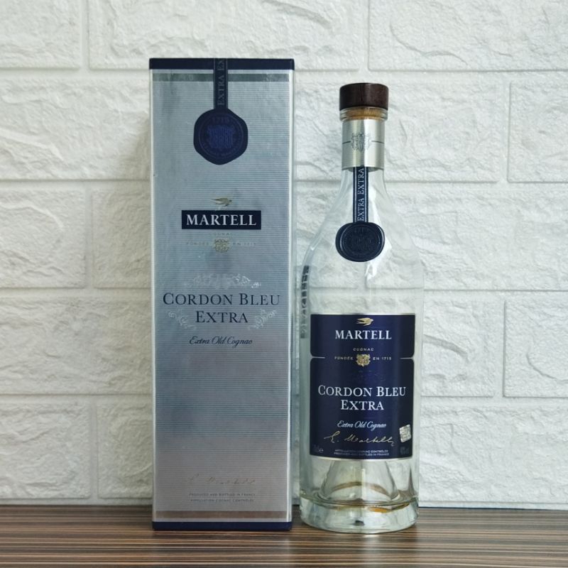 Botol Kosong Martell Cordon Blue Extra + Box 700ml