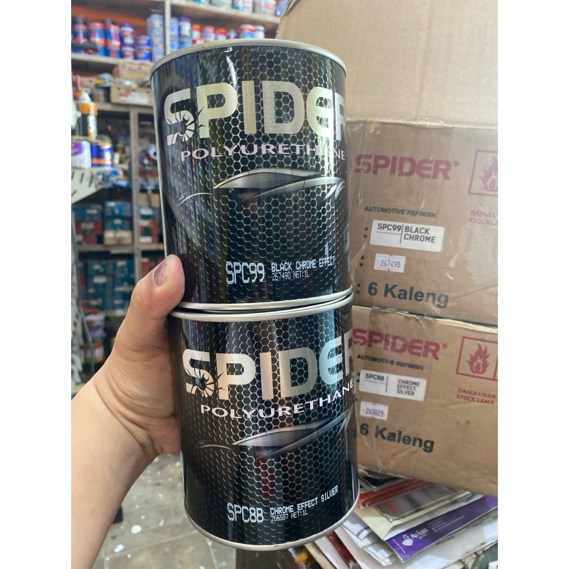 Cat Pu Chrome Spider Full Size 1 Ltr