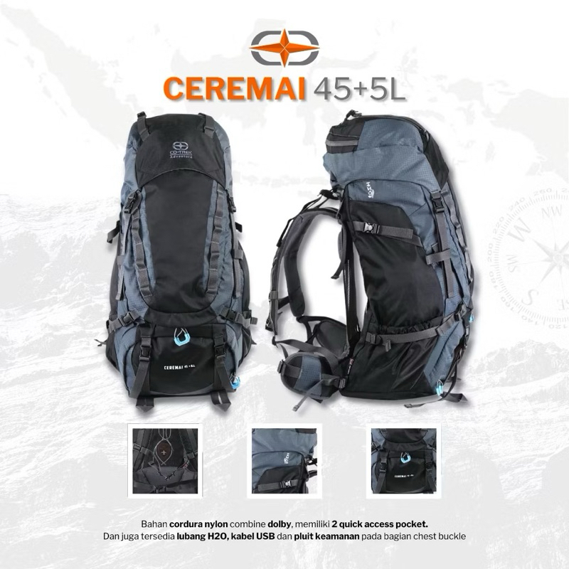 Cotrek Carrier Ceremai  45+5L