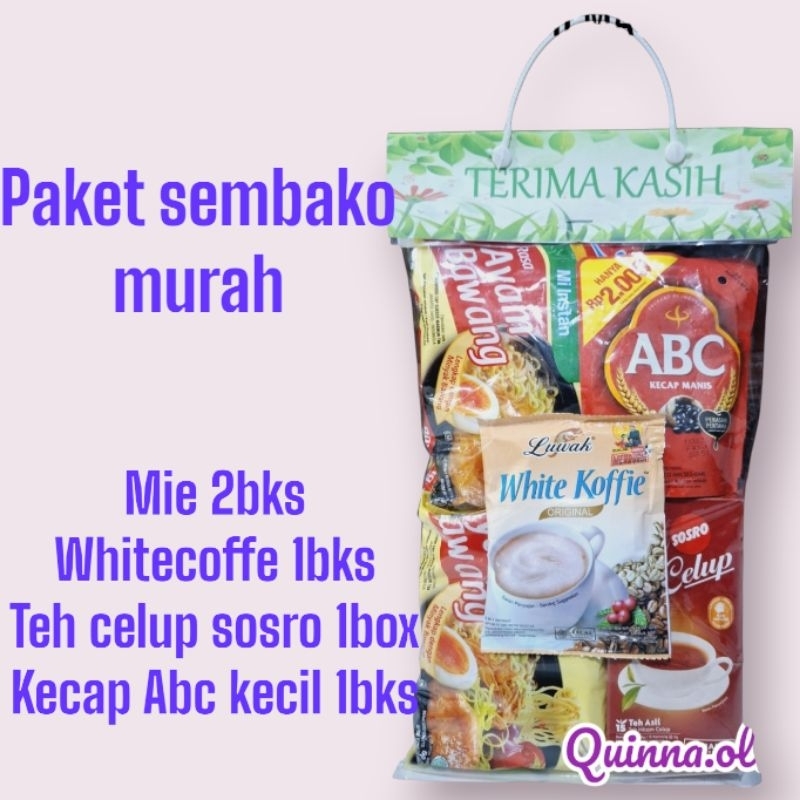 

Paket Sembako Hemat utk Berbagai acara..