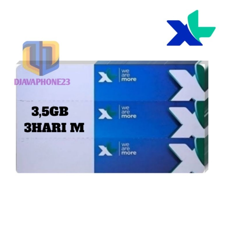 VOUCHER DATA XL 3,5GB 3HARI M