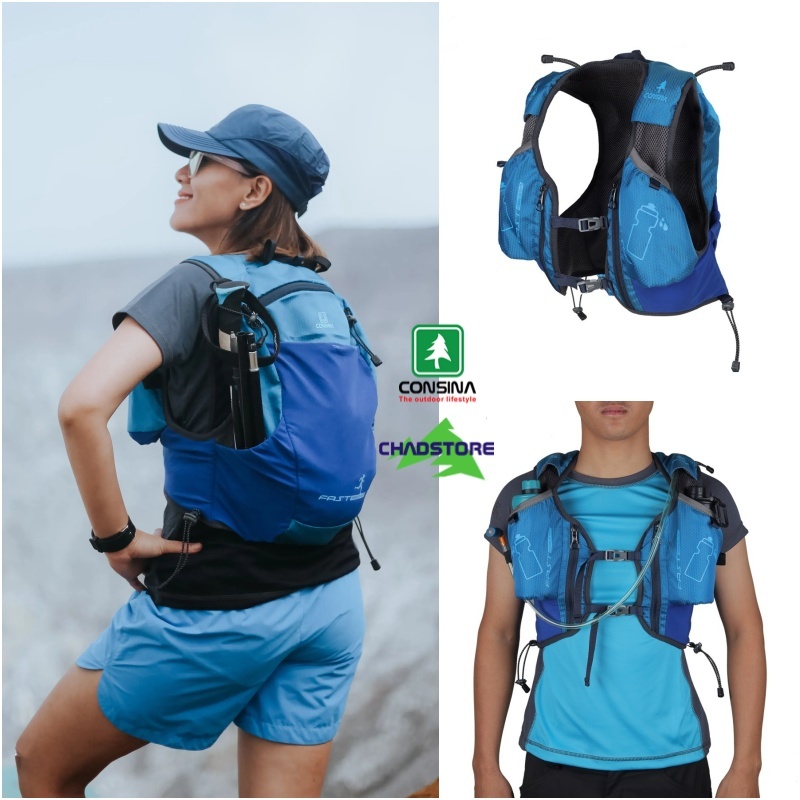 Jaket Rompi Lari Consina Fast Run Vest Running Hydropack