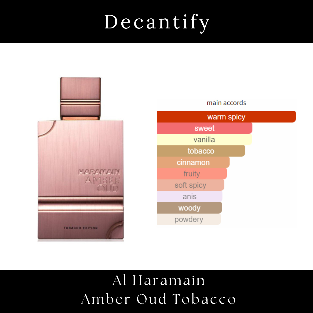 Decant Parfum Al-Haramain Amber Oud Tobacco