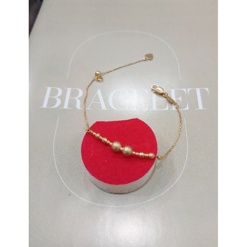 gelang serut emas muda