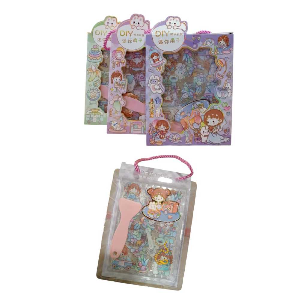 

Kotak set stiker momo