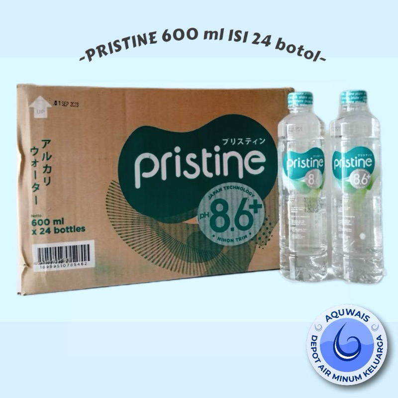 

PRISTINE BOTOL 600 ml Isi 24 BOTOL PERDOS MAKASSAR