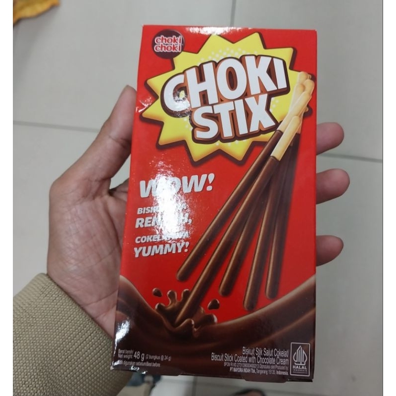 

Choki Stix Biskuit Rendah Cokelat Yummy 48GRAM