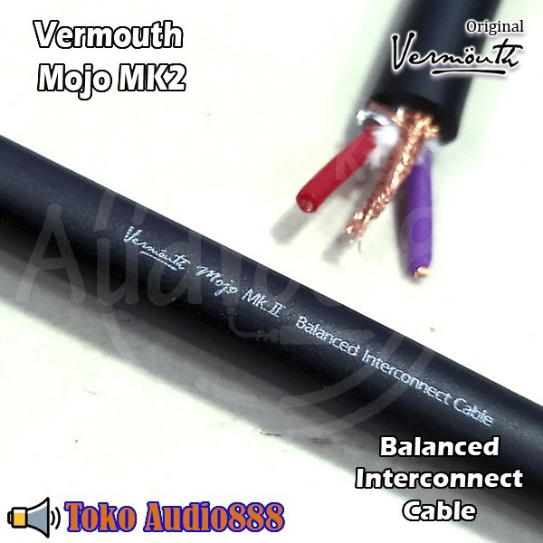 Vermouth - Mojo Interconnect Balance MKII, kabel RCA & XLR