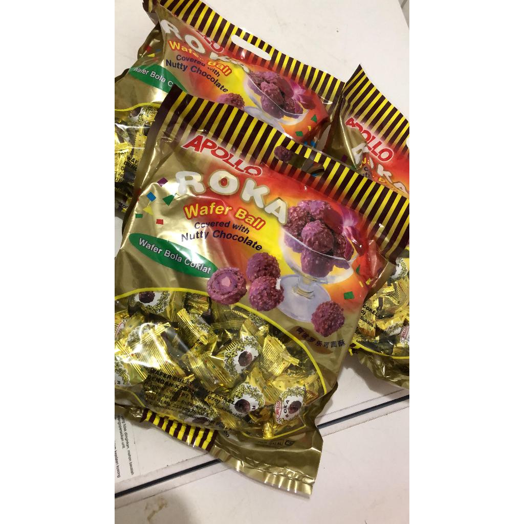 

ROKA WAFER BOLA COKLAT KEMASAN 500GRAM