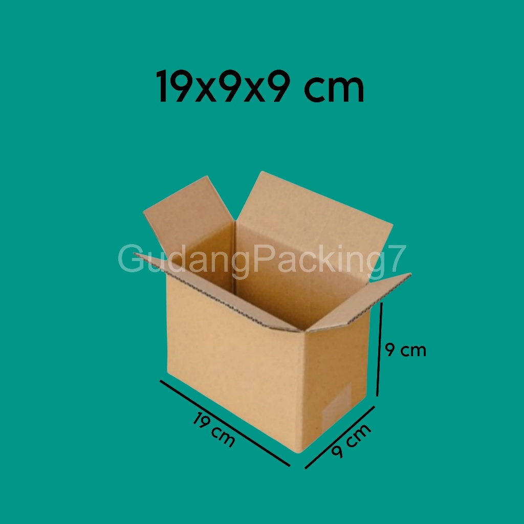 

KARDUS BOX PACKING 19x9x9 POLOS BARU