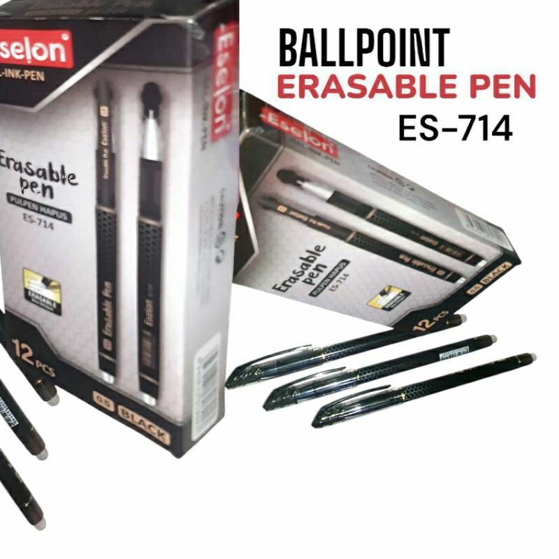 

12pcs Pulpen Hapus / Pulpen Bisa Dihapus / ERASABLE Pen