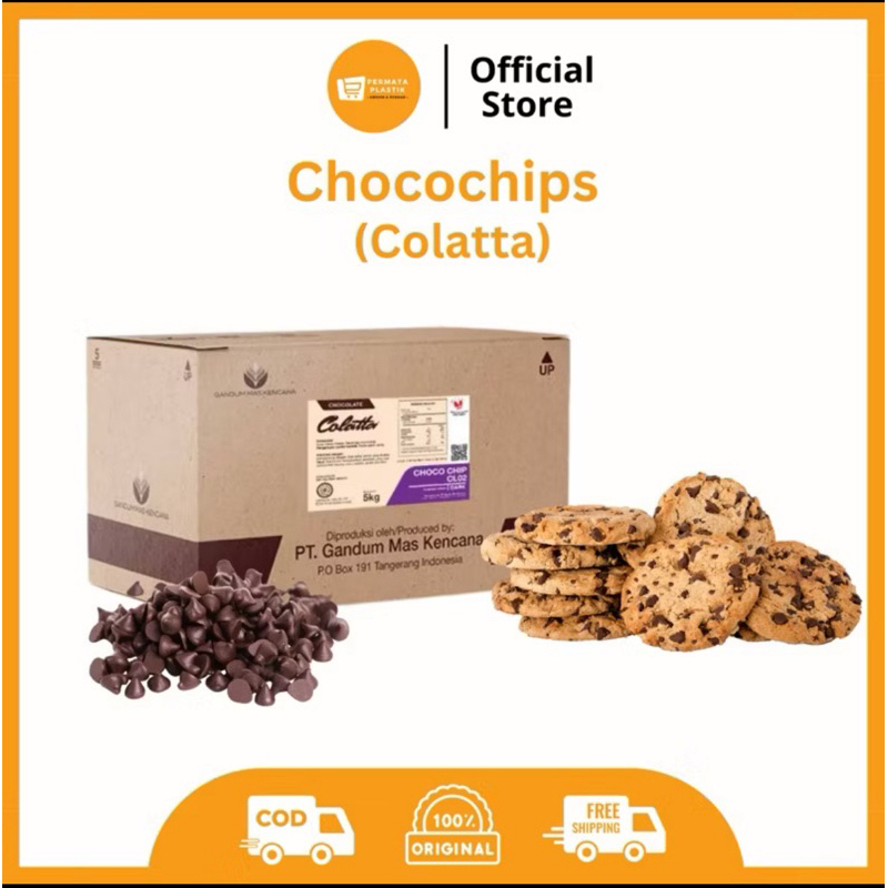 

Chocochip Chocolate Choco Chips Colatta Repack