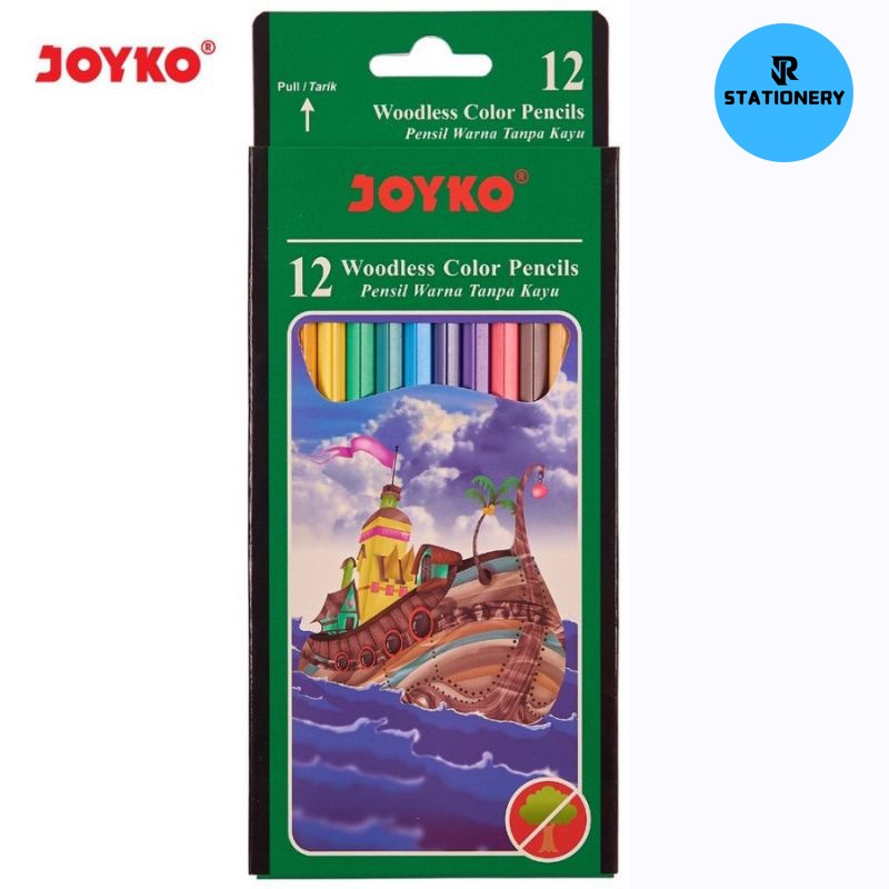 

JOYKO PENSIL WARNA 12 WARNAPANJANG CP-103