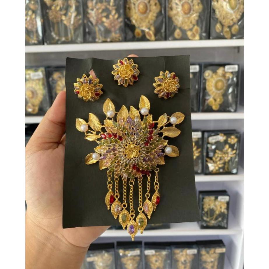 Set Bros Borobudur Mata Padi Alpaka