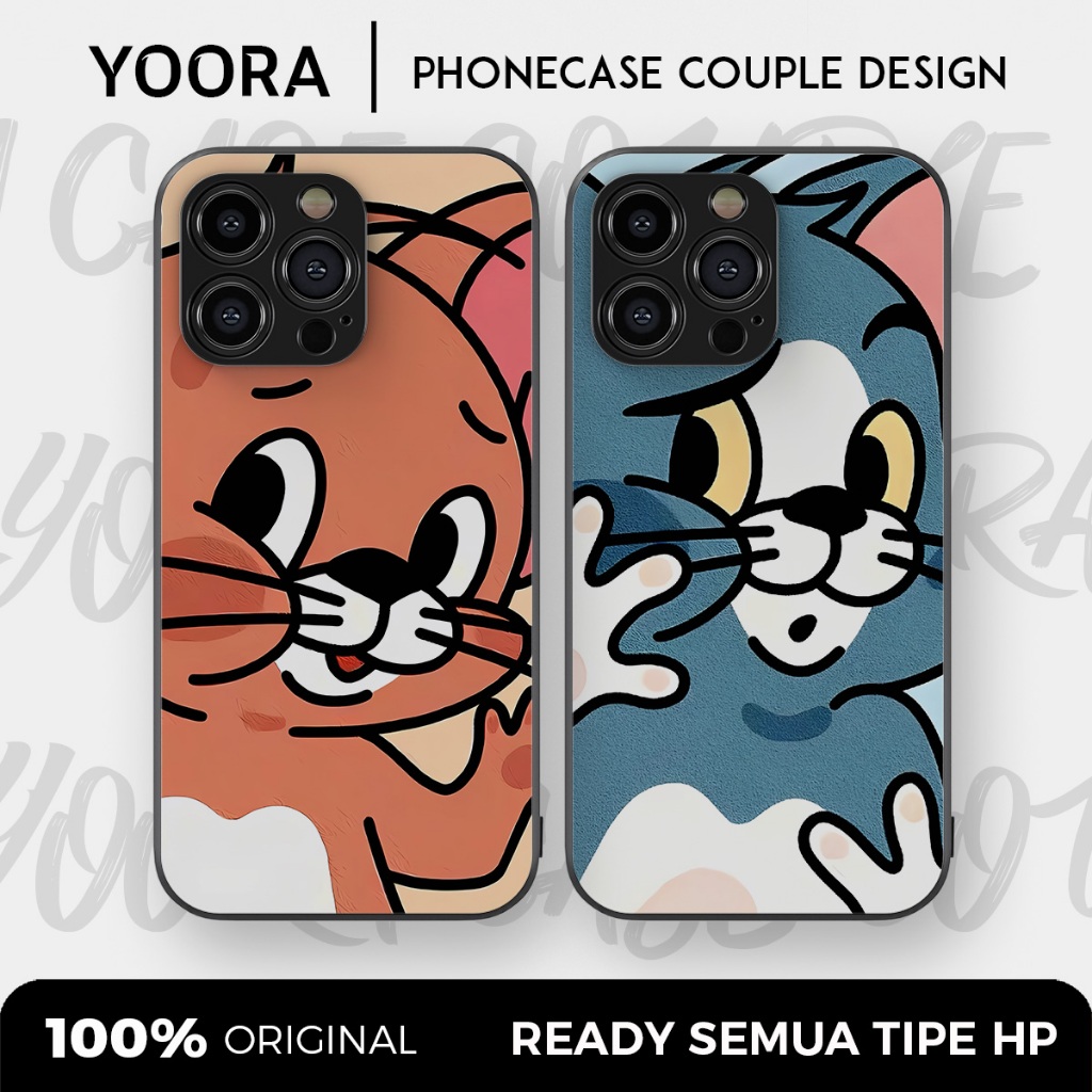 [TJ05] Custom Case Couple Tom and Jerry Premium Bisa Untuk Semua Tipe Hp