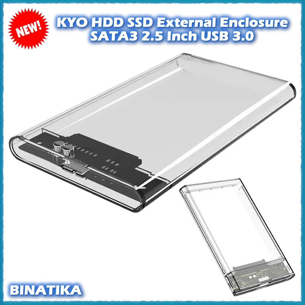 KYO Case HDD SSD External Enclosure SATA3 2.5 Inch USB 3.0 Original