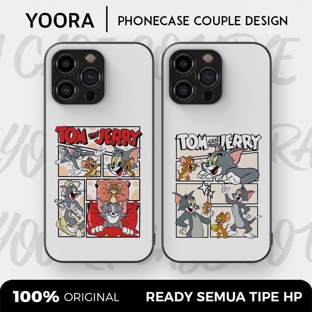 [TJ14] Custom Case Couple Tom and Jerry Premium Bisa Untuk Semua Tipe Hp