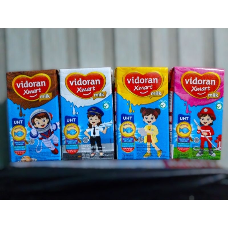 

Vidoran xmart Susu UHT 115ml 6pcs