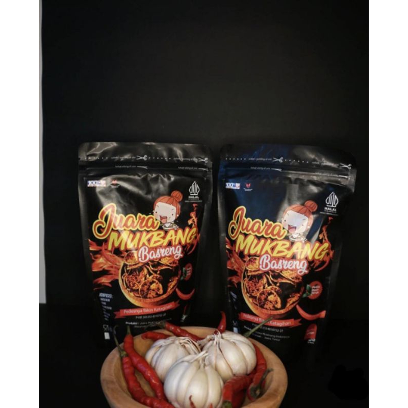 

Juara Mukbang Basreng Pedas Dan Jeruk Kemasan Pouch 100gr