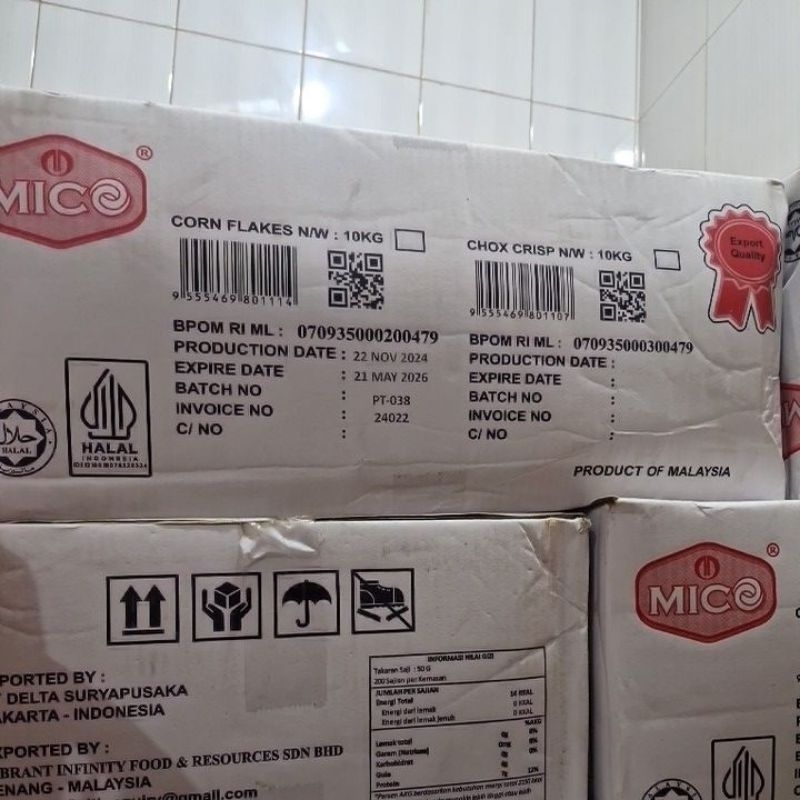 

Cornflake Mico Kemasan 10kg