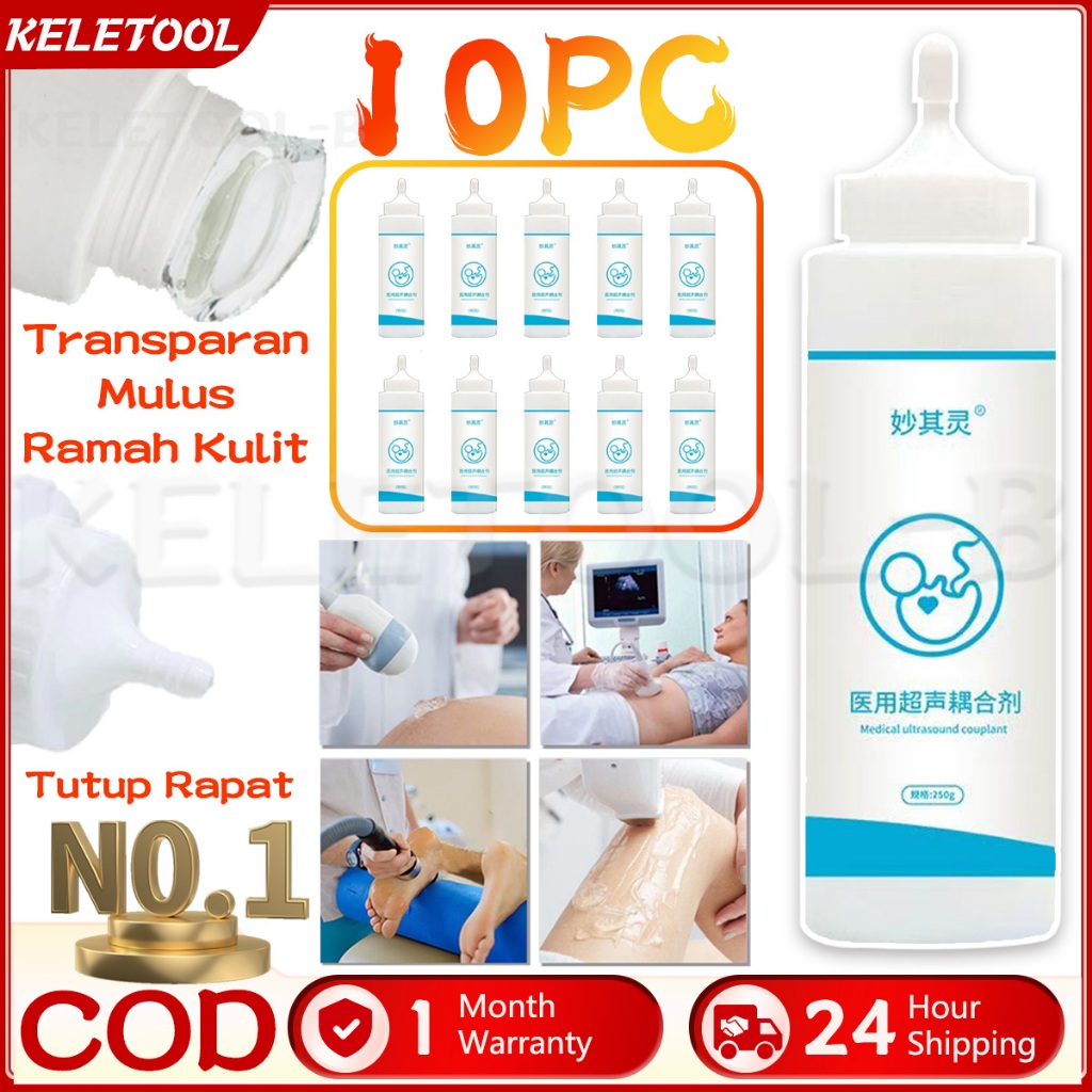250gr Ultrasonic Gel Agen Kopling Ultrasonik Medis Wanita Hamil B Minyak Pelumas Deteksi Ultrasonik 