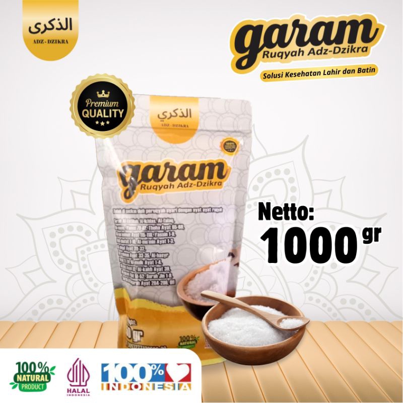 

GARAM RUQYAH ADZ-DZIKRA 1000 gr Original