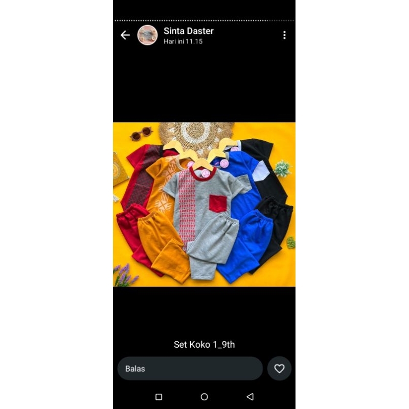 baju anak 1lusin