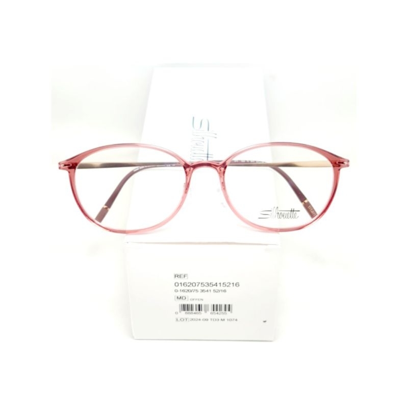 Frame Kacamata Silhouette 1620 75 3541 52 Red Original