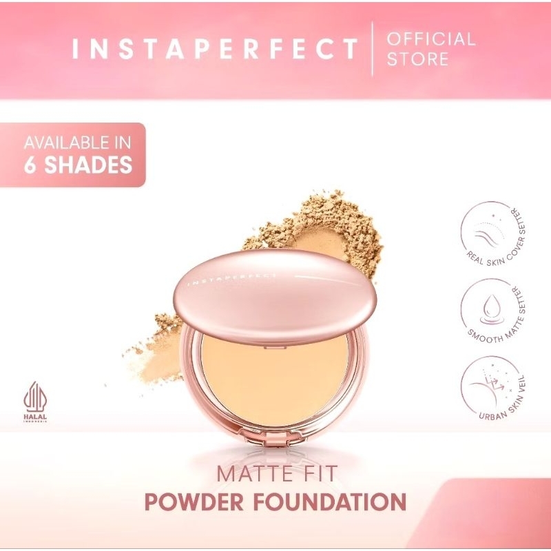 Wardah Instaperfect Matte Fit Powder Foundation/Bedak padat