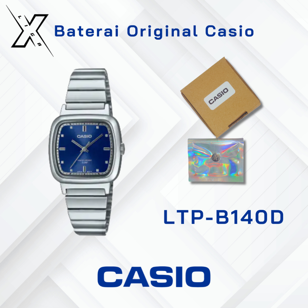 Baterai Jam Tangan Casio LTP-B140D Original