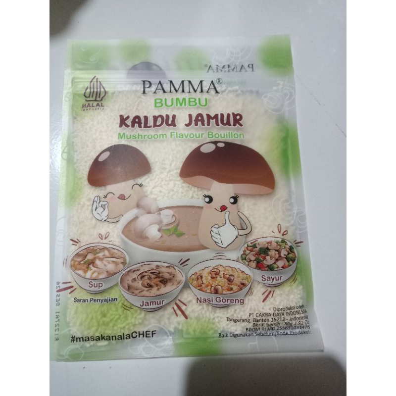 

Pamma Bumbu Kaldu Jamur Mushroom Flavour Bouillon