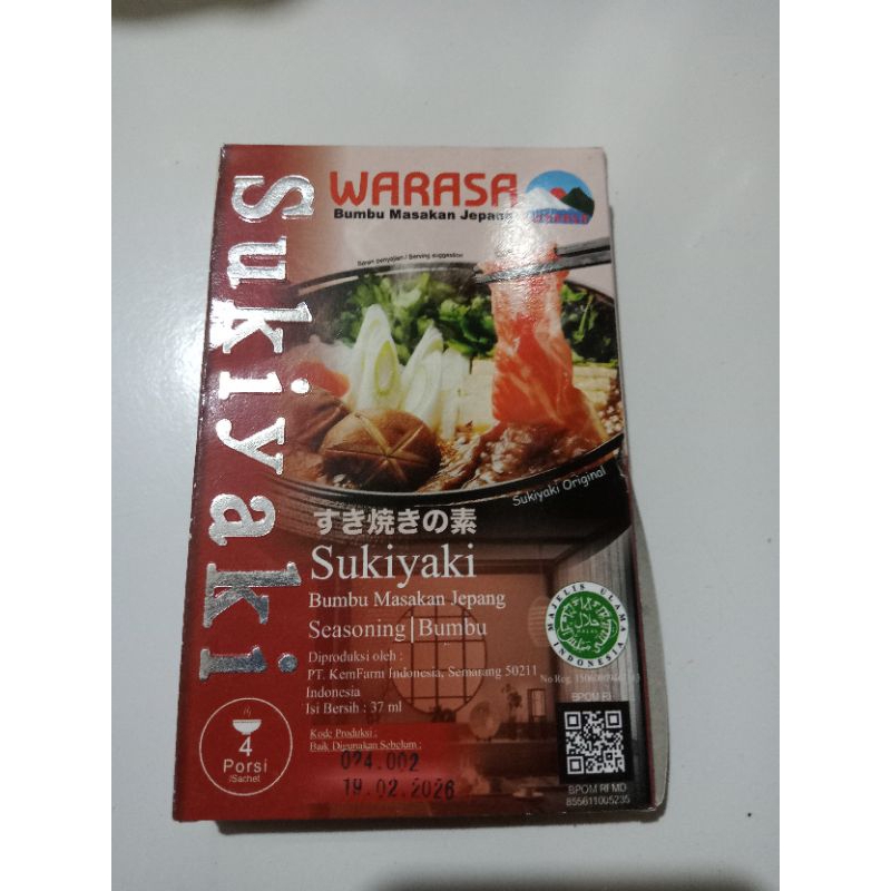 

Sukiyaki Bumbo Masak Jepang Seasoning