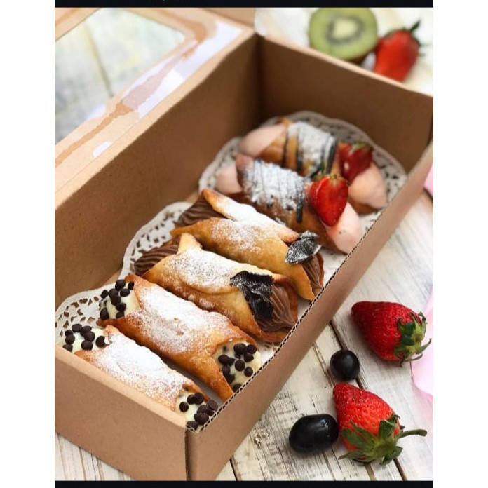 

CANOLLI Box of 6 ukuran box 12x25x7