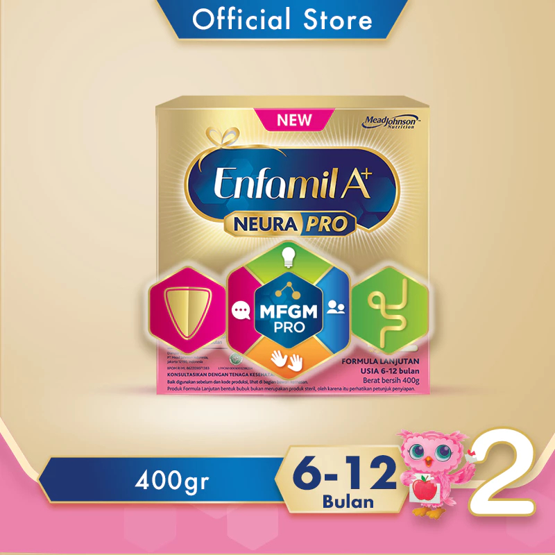 

ENFAMIL A+ NEURA PRO TAHAP 2 USIA 6-12 BULAN 400 GR