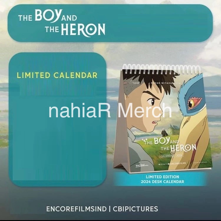 

The Boy and the Heron x CGV Official Fans Screening 2024 Desk Calendar