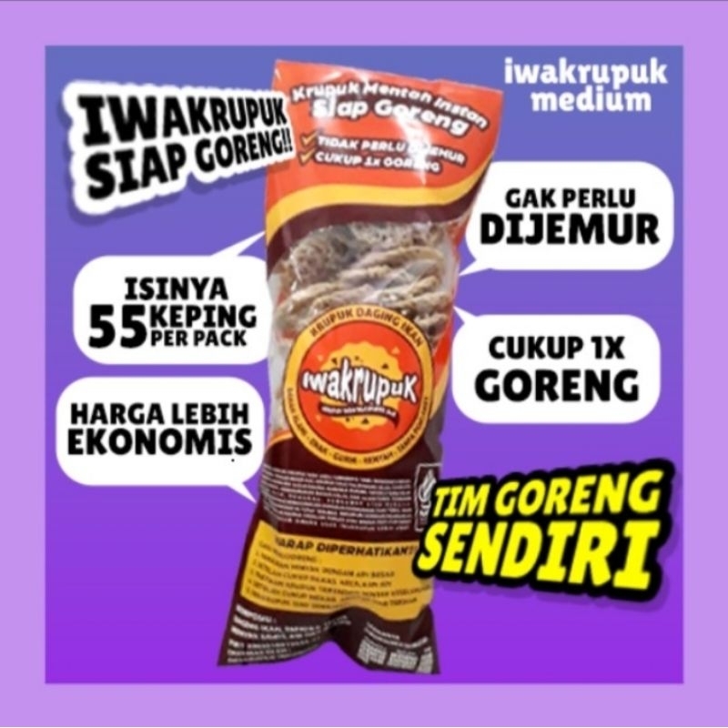 

Krupuk Kerupuk Ikan Putih Mawar Premium