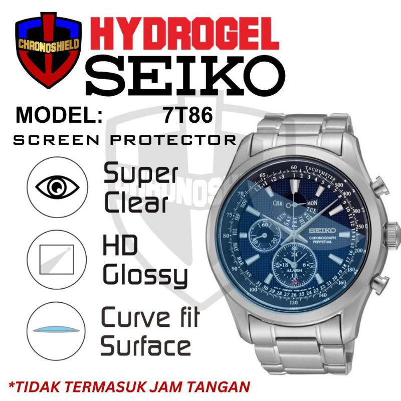 Anti Gores Jam Tangan SEIKO 7T86 Perpetual Antigores Hydrogel