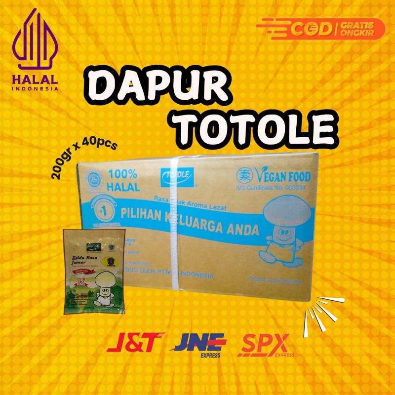 

Totole Kaldu Jamur 200gram/200gr 1 DUS (Exp AGUSTUS 2026)