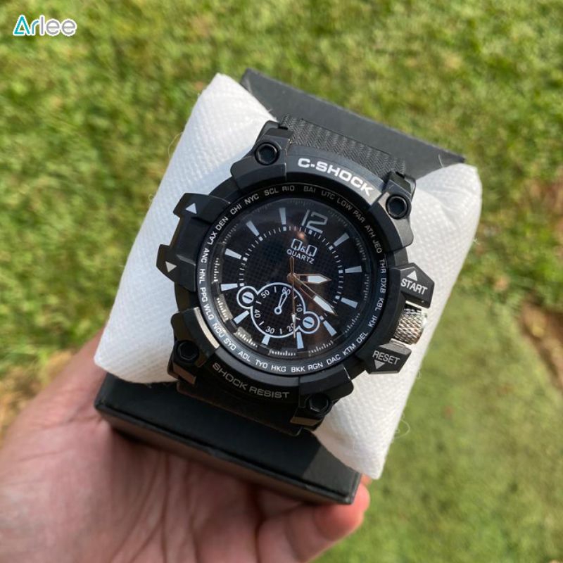 Jam Tangan Pria Sport Rubber Watches gshock sport qnq