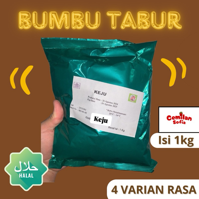 

BUMBU TABUR BANYAK RASA 1KG KEJU, BALADO, JAGUNG BAKAR, BBQ