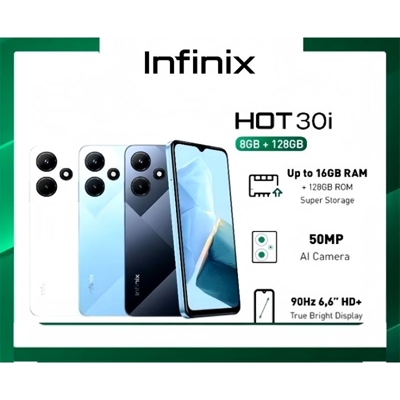 HP SECOND INFINIX HOT 30i RAM 8+8/128GB