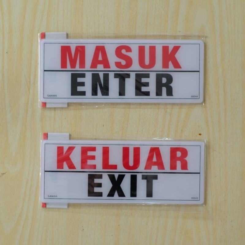 

Sign penanda,masuk keluar,dilarang masuk,toilet,geser akrilik
