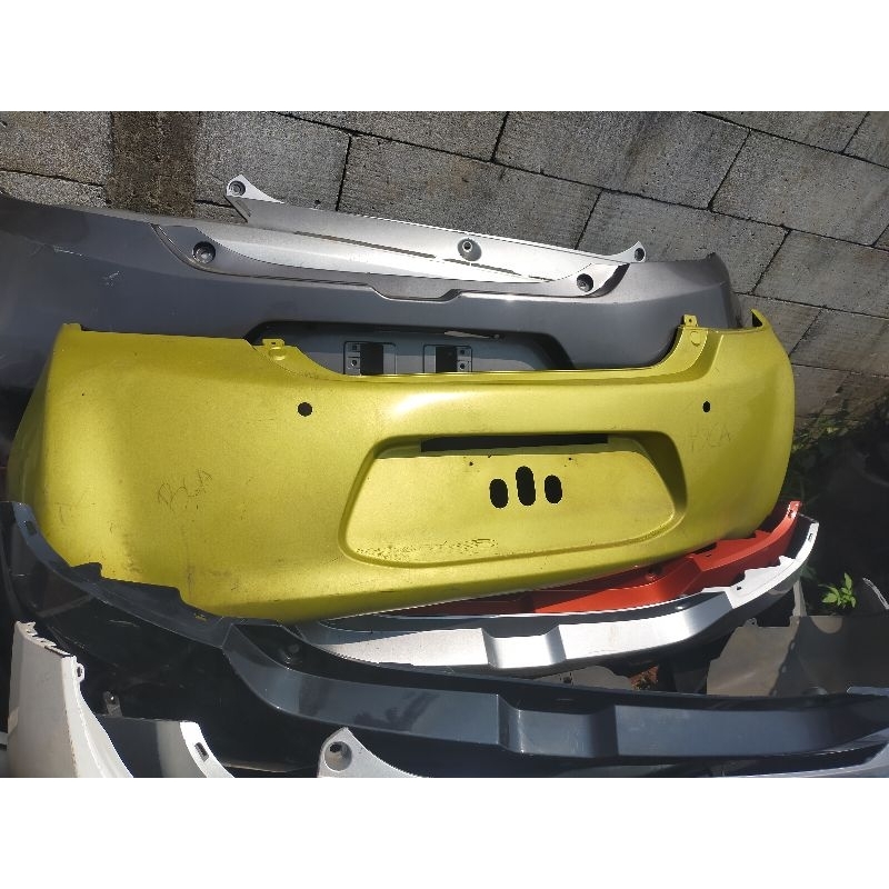 bumper belakang mitsubishi mirage 2012-2015 original